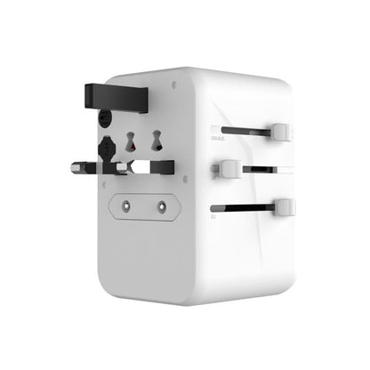 Fixed Travel Network Charger, 65W, 3.25A, 2 x USB-A - 3 x USB-C, White