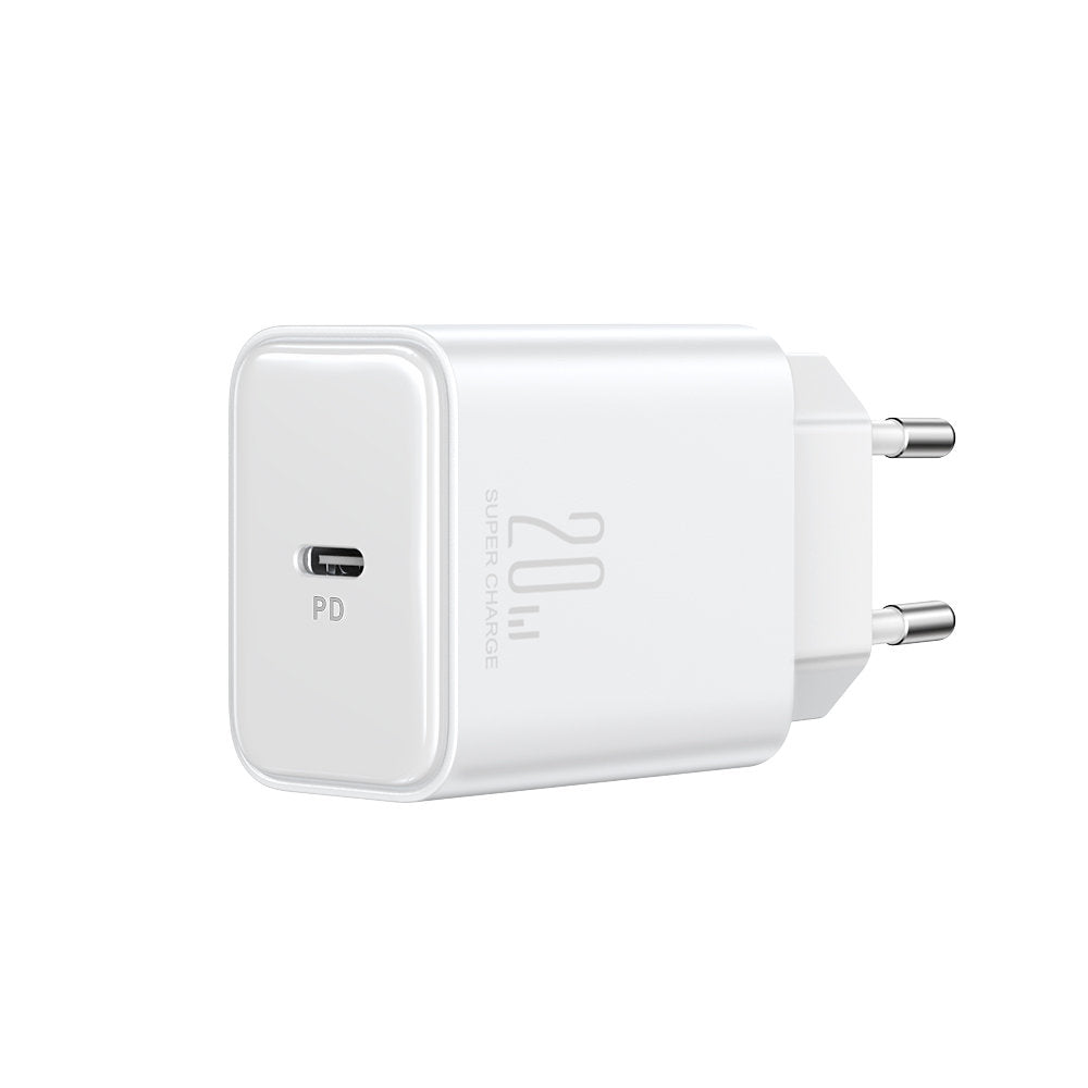 Joyroom JR-TCF06 Wall Charger, 20W, 3A, 1 x USB-C, White