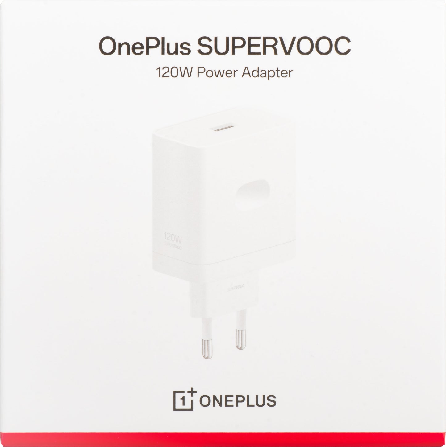 OnePlus Wall Charger, 120W, 1 x USB-A, White