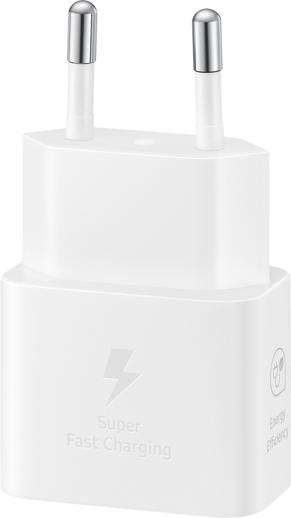 Samsung Network Charger, 25W, 3A, 1 x USB-C, White EP-T2510NWEGWW