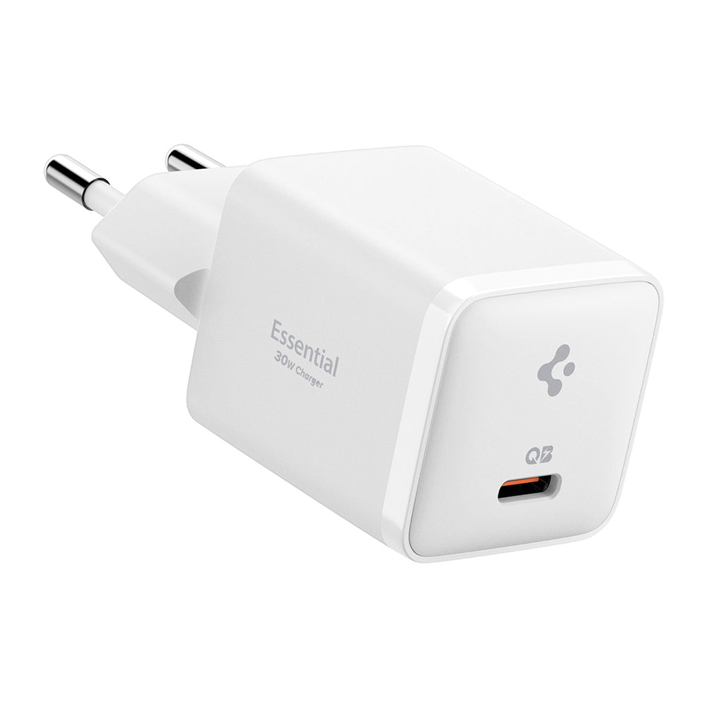 Spigen EE301EU Essential Network Charger, 30W, 3A, 1 x USB-C, White ACH09492