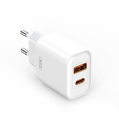 XO Design CE12 USB-C Cable Charger, 20W, 3A, 1 x USB-A - 1 x USB-C, White