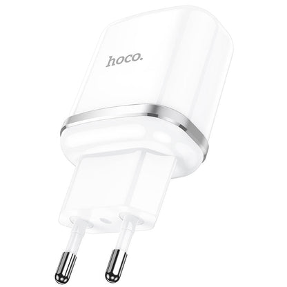 HOCO N3 Network Charger, 18W, 3A, 1 x USB-A, White