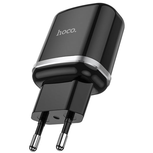 HOCO N3 Wall Charger, 18W, 3A, 1 x USB-A, Black