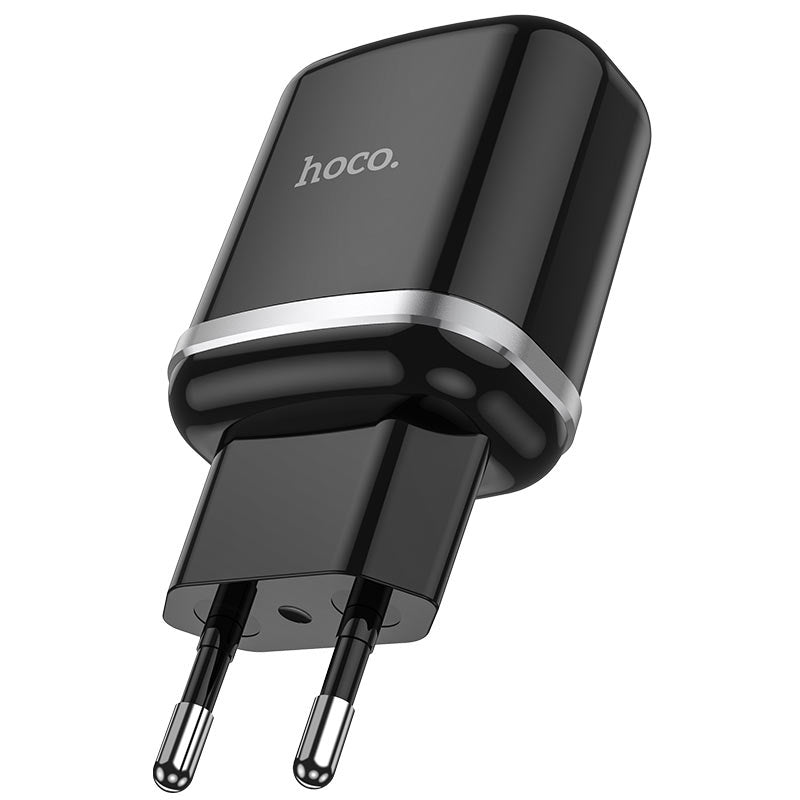 HOCO N3 Network Charger, 18W, 3A, 1 x USB-A, Black