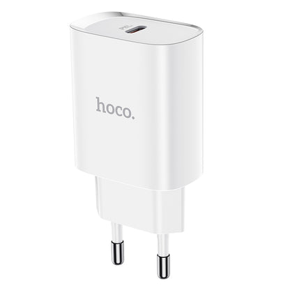 HOCO N14 Wall Charger, 20W, 3A, 1 x USB-C, White