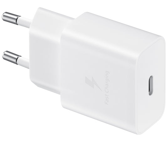 Samsung Network Charger, 15W, 2A, 1 x USB-C, White EP-T1510NWEGEU