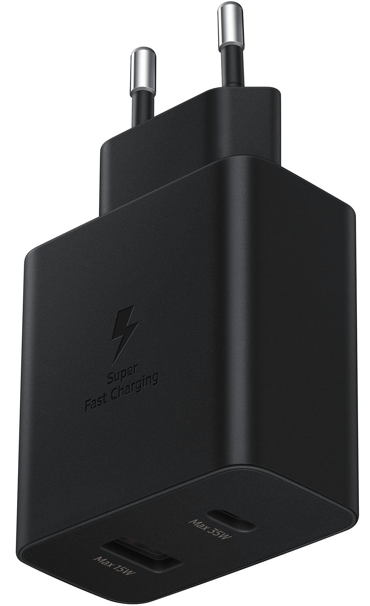 Samsung Network Charger, 35W, 3A, 1 x USB-A - 1 x USB-C, Black EP-TA220NBEGEU