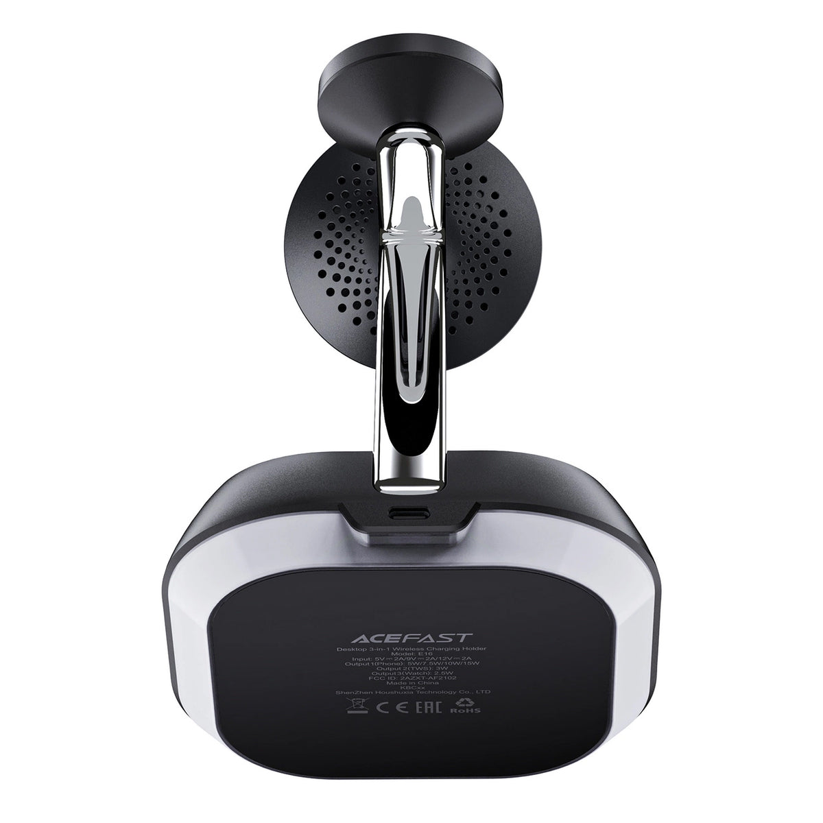 Acefast E16 3in1 Wireless Network Charger, 15W, 1.67A, Black