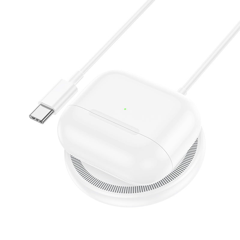 Borofone BQ27 Wireless Charger, 15W, 1.67A, White