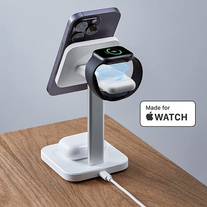 ESR HaloLock 3in1 Wireless Network Charger, 15W, 1.67A, White