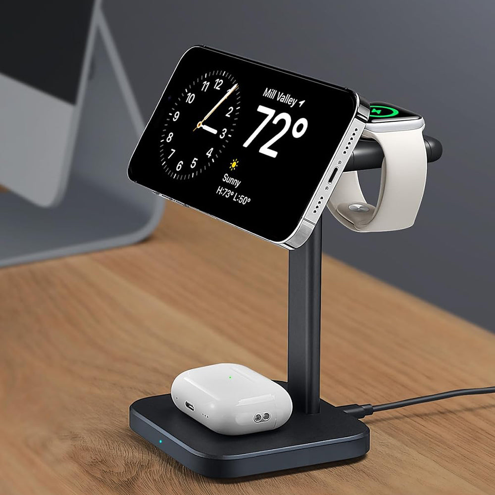 ESR HaloLock 3in1 Wireless Network Charger, 15W, 1.67A, Black