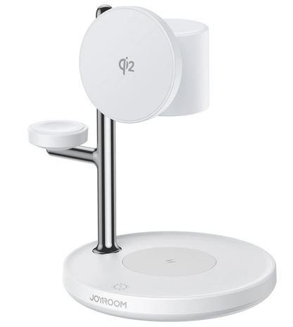 Joyroom JR-W23 3in1 Wireless Network Charger, 15W, 1.67A, White