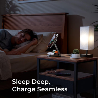 Lisen 3in1 Wireless Network Charger, 15W, 1.67A, Black YL0424010003