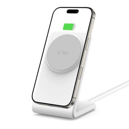 MagSafe Tech-Protect QI15W-A38 Wireless Charger, 15W, 1.67A, White