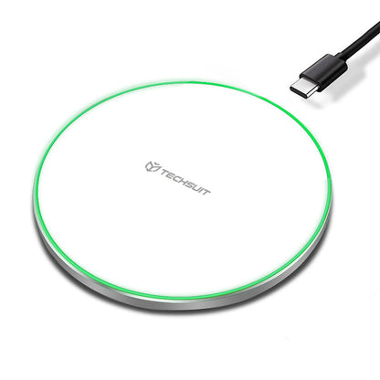 Techsuit CHWR031 Premium Wireless Network Charger, 15W, 1.67A, White