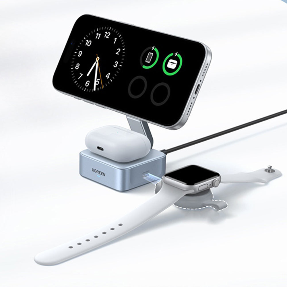 UGREEN W752 2in1 Wireless Network Charger, 35W, 3A, 1 x USB-C, Blue