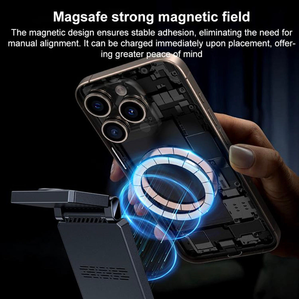 Yesido DS25 3in1 Wireless Network Charger, 15W, 1.67A, Black