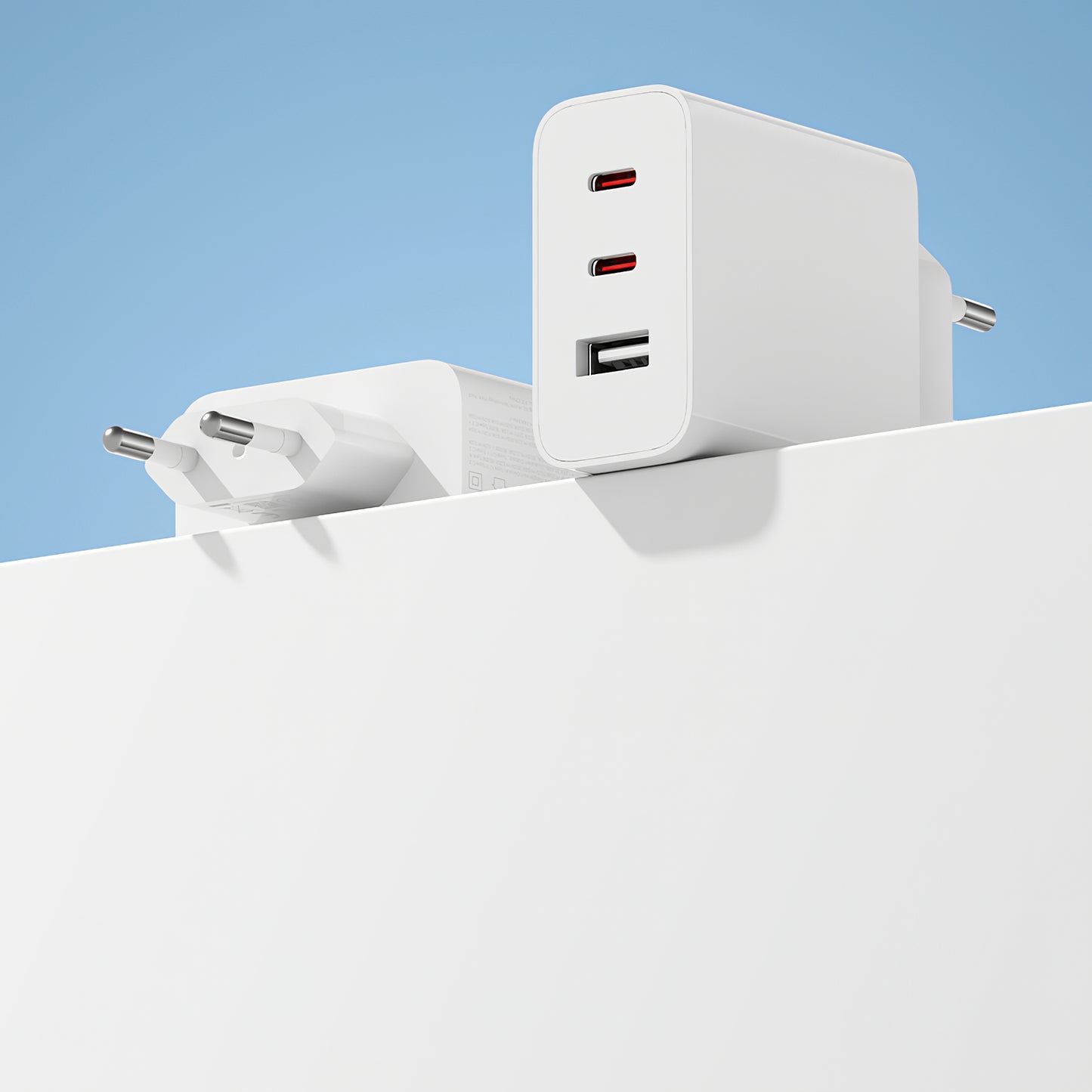 Xiaomi Network Charger 2C1A GaN, 67W, 3A, 1 x USB-A - 2 x USB-C, White