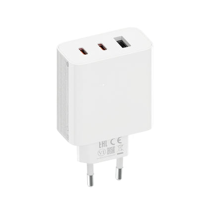 Xiaomi Network Charger 2C1A GaN, 67W, 3A, 1 x USB-A - 2 x USB-C, White