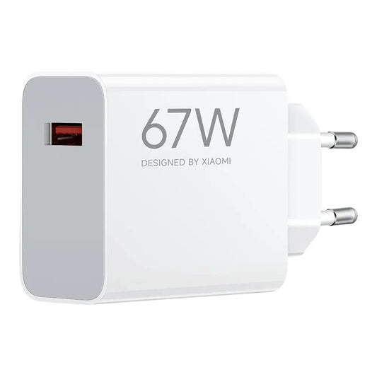 Xiaomi Network Charger, 67W, 6.2A, 1 x USB-A, White BHR07SKEU