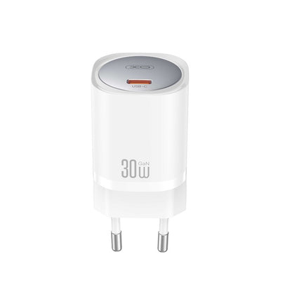 XO Design CE20 Wall Charger, 30W, 3A, 1 x USB-C, White