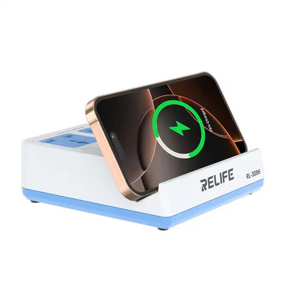 Relife RL-309H QI Station Charger, 72W, 1 x USB-A - 3 x USB-C, White