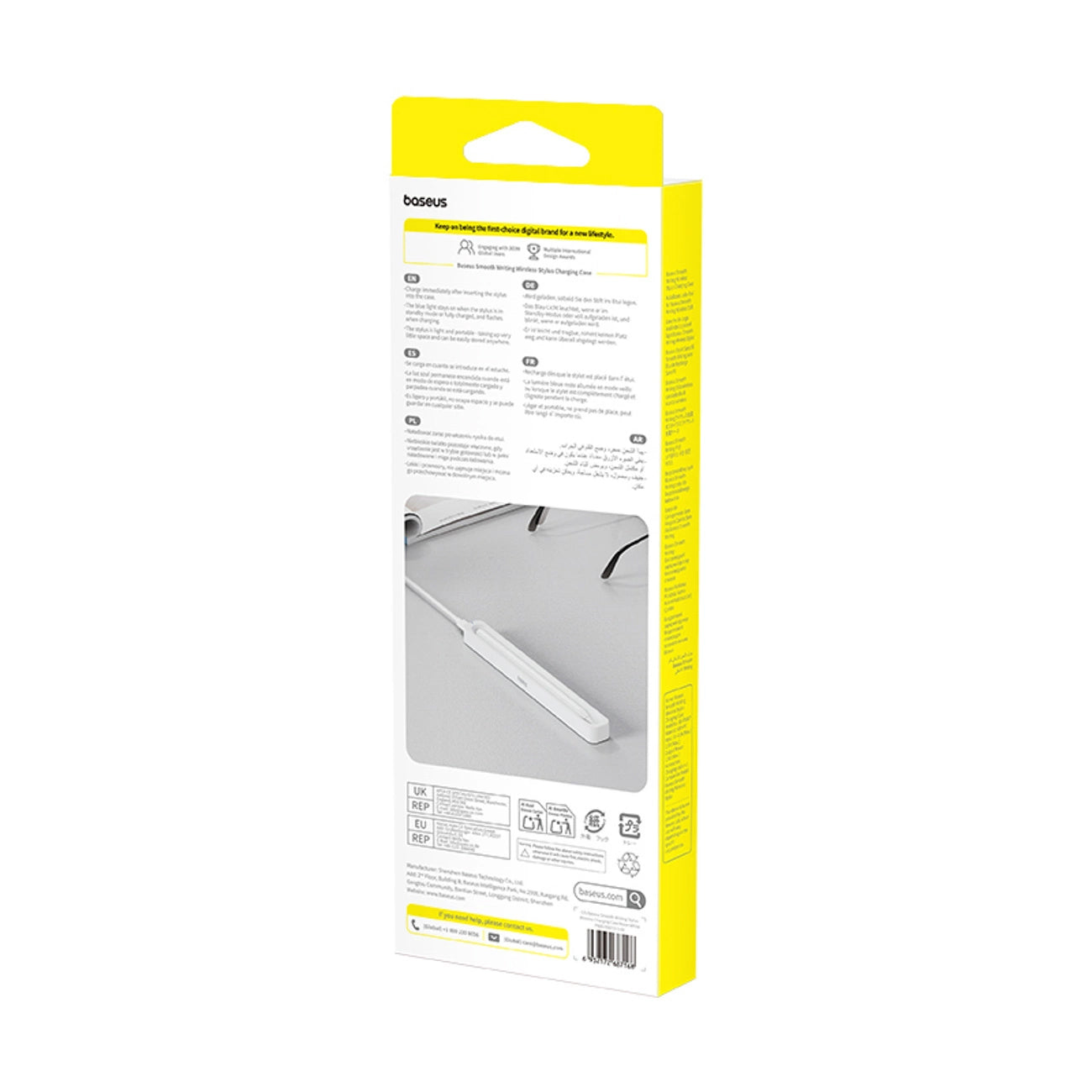 Baseus Wireless Charger for Touchpen Smooth Writing Stylus, White P80015907213-00