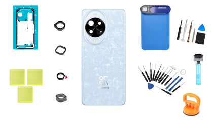 Huawei nova 14 Pro Crystal Blue Battery Cover Kit Service Pack and Dedicated Service Tools