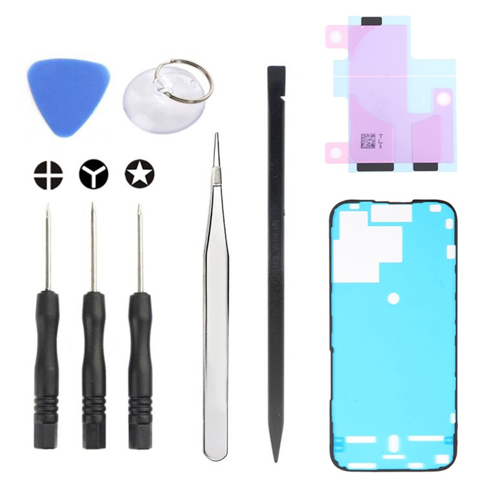 Jiafa JF-8162 Repair Kit for Apple iPhone 15 Pro Battery Replacement, 9in1