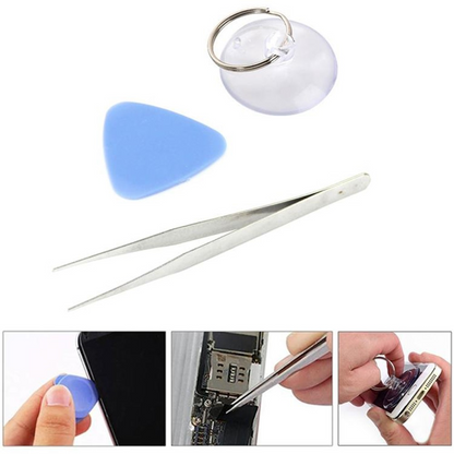 Jiafa JF-8162 Repair Kit for Apple iPhone 15 Battery Replacement, 9in1