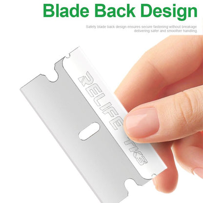 Relife TK3 Replacement Blade for UV / OCA Adhesive Removal Tool, Set of 100 pieces