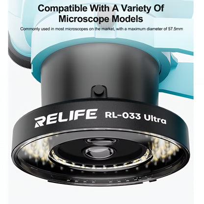Relife RL-033 Ultra Lamp for Microscope, Black