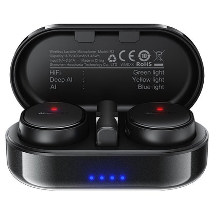 Acefast R3 Lavalier, USB-C, Set of 2 pieces, Black