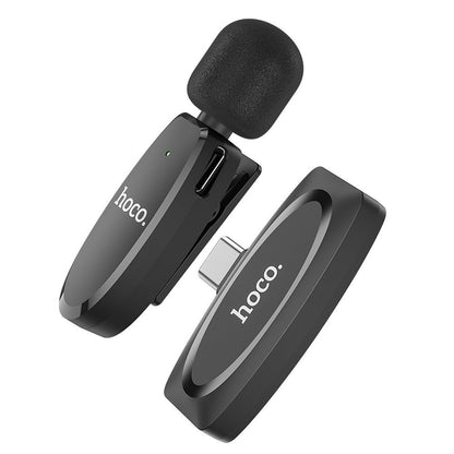 HOCO L15 Bluetooth Lavalier, USB-C, Black