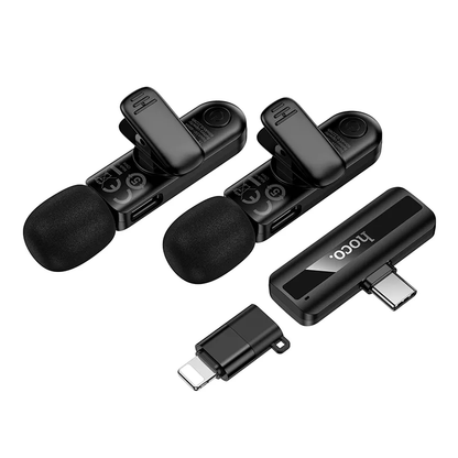 HOCO L20A Lavalier, USB-C / Lightning, Set of 2 pieces, Black