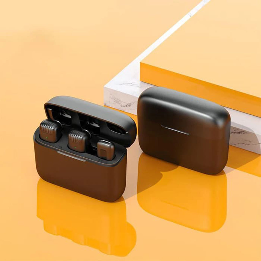 Techsuit LW4 Lavalier, USB-C, Set of 2 pieces, Black