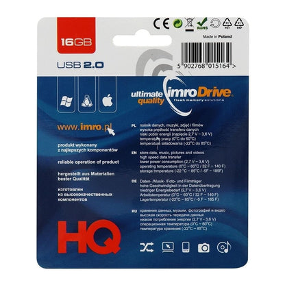 External USB-A Memory Imro, 16Gb