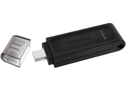 Kingston DT70 USB-C External Memory, 64Gb DT70/64GB