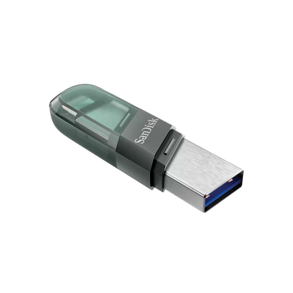 External Memory USB-A 3.0 / Lightning SanDisk iXpand Flip, 128Gb SDIX90N-128G-GN6NE