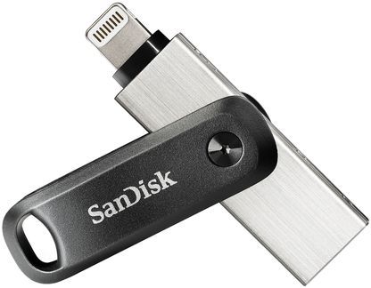 SanDisk iXpand Go External Memory USB-A 3.0 / Lightning, 64Gb SDIX60N-064G-GN6NN