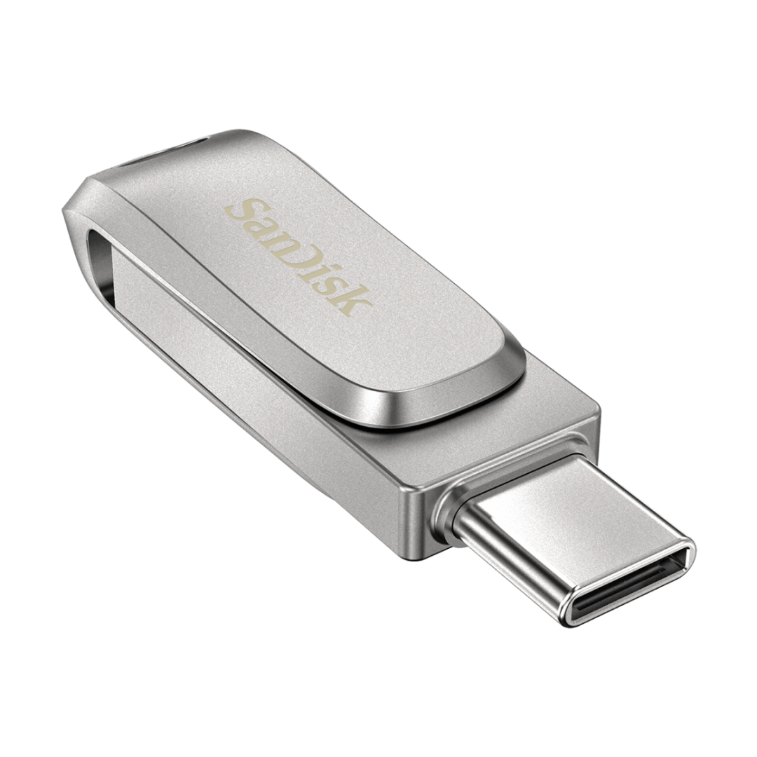 External Memory USB-A 3.1 / USB-C SanDisk Ultra Luxe Dual Drive, 128Gb SDDDC4-128G-G46