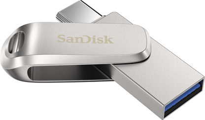 External Memory USB-A 3.2 / USB-C SanDisk Ultra Luxe Dual Drive, 1TB SDDDC4-1T00-G46