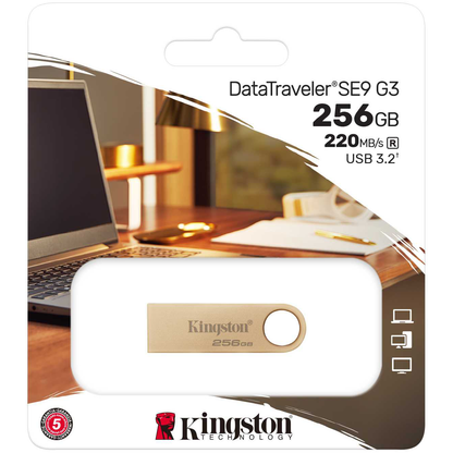 External Memory USB-A 3.2 Kingston DT SE9 G3, 256Gb DTSE9G3/256GB