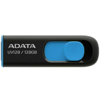 External Memory USB-A 3.2 Adata UV128, 128Gb AUV128-128G-RBE