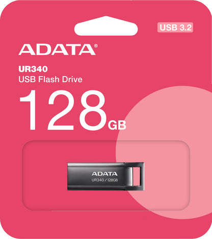 External Memory USB-A 3.2 Adata UR340, 128Gb AROY-UR340-128GBK