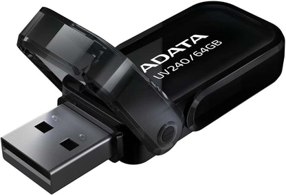 External memory USB-A Adata UV240, 32Gb AUV240-32G-RBK