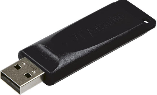 External USB-A Verbatim PenDrive Slider Memory, 32Gb