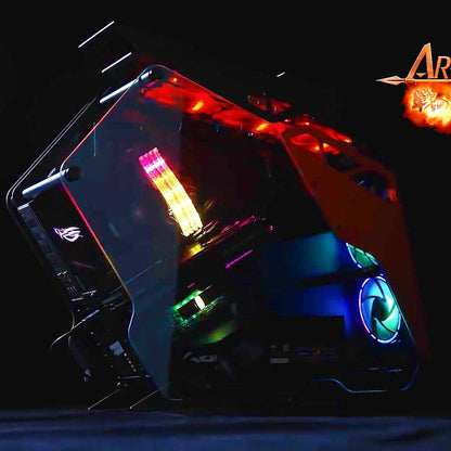 Dato Ares Armor RAM Memory, DDR4, RGB, 8GB, 3200MHz, CL16, Black