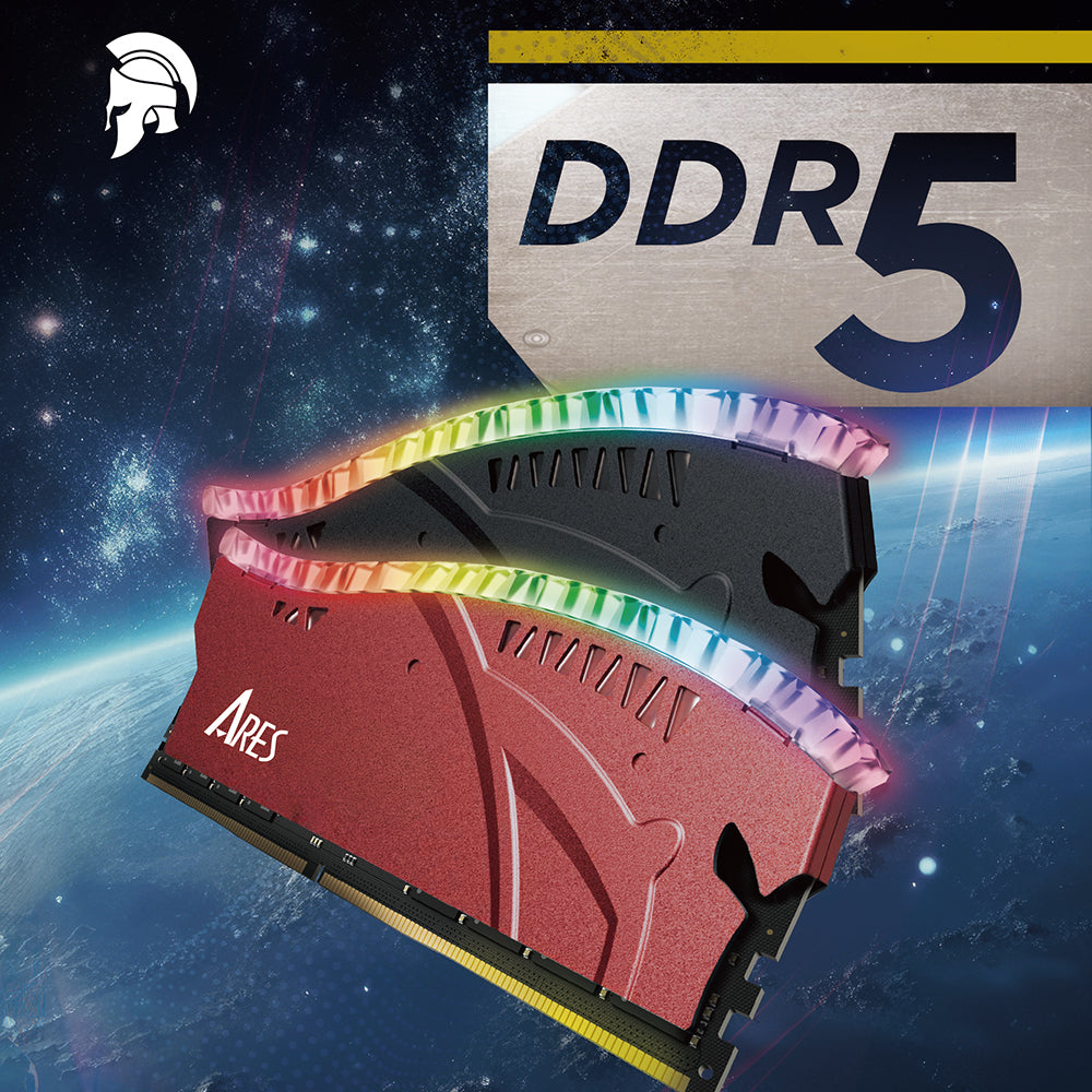Dato Ares Armor Lite RAM Memory, DDR5, RGB, 16GB, 6000Mhz, Grey ARB16G5G60